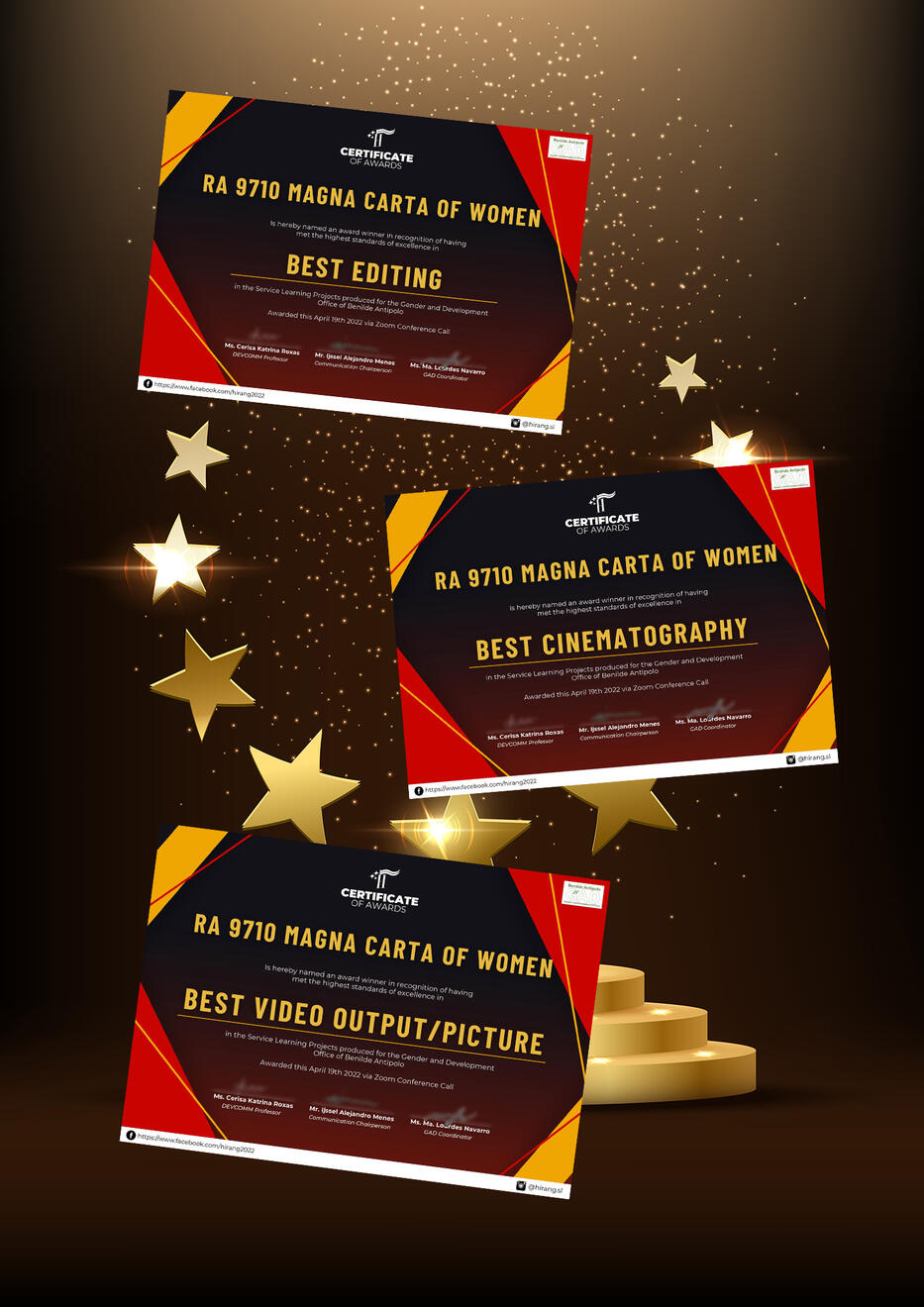 RA 9710 Magna Carta of Women Short Film – Awards RA 9710 Magna Carta of Women Short Film – Awards